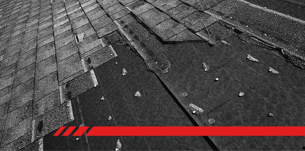 damaged roof banner