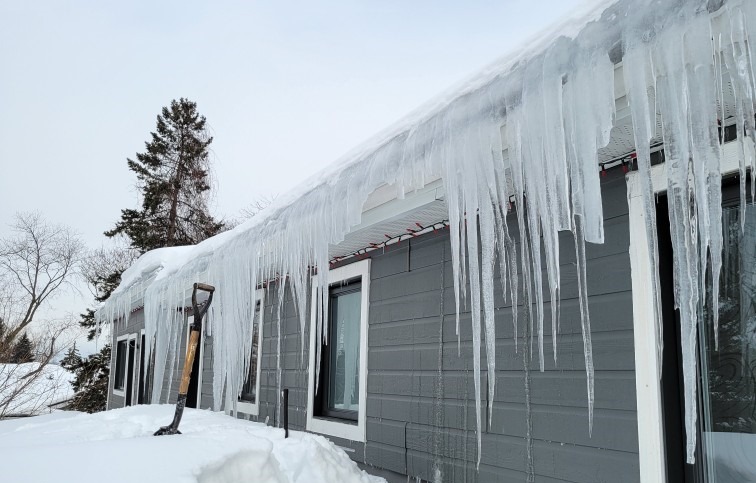 barrage de glace