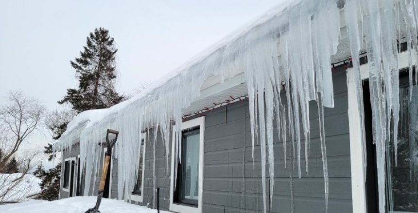 barrage de glace
